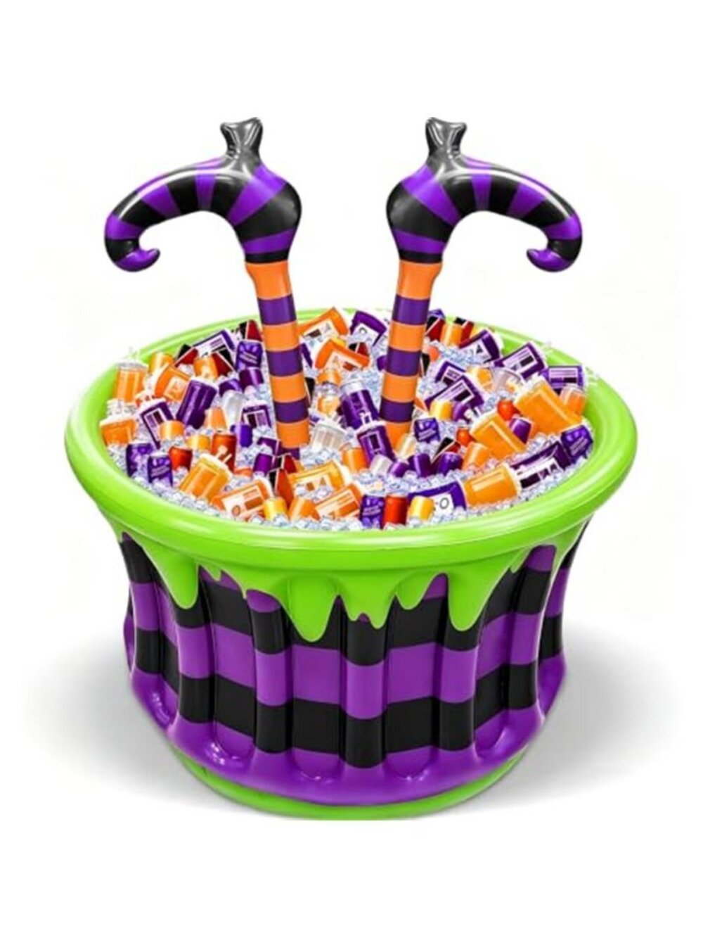Large Halloween Inflatable Witch Cauldron Cooler Halloween Party Decoration
